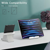 Smartphone and Tablet Stand Portable and Foldable Black