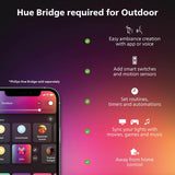 Philips Hue Dymera Smart Indoor and Outdoor Wall Light - Two Individua