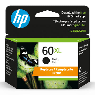 HP 60XL CC641WN#140 Ink Cartridge-Black XL Black