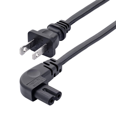 StarTech.com 10ft (3m) Laptop Power Cord, NEMA 1-15P to Right Angle C7