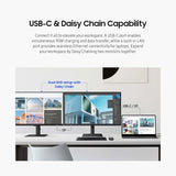 Moniteur professionnel Samsung ViewFinity QHD 32 pouces avec taux de rafraîchissement de 100 Hz