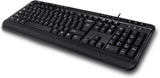 Adesso AKB-132HB Multimedia USB Keyboard with 3 Hubs, Black