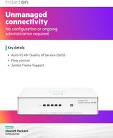 Aruba Instant On 1430 5-Port Gb Unmanaged Switch | 5X 1G Ports | Fanle