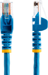 Câble Ethernet Cat5e StarTech.com de 10,7 m (35 pi) - Bleu - Cordon de raccordement - Anti-accroc