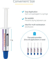 StarTech.com Thermal Paste, Metal Oxide Compound, Pack of 5 Re-sealabl