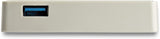 StarTech.com USB C to Gigabit Ethernet Adapter w/USB A Port - White 1G