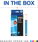 EPSON 273 Claria Ink High Capacity Cyan Cartridge (T273XL220-S) Works