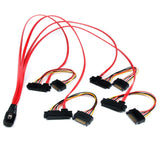 50CM SAS CABLE SFF8087 TO 4X SFF8482