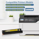 C3210Y0 for Lexmark MC3224 MC3326 MC3426 Toner Cartridges,2500 Pages H