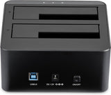 StarTech.com Dual-Bay USB 3.0 to SATA Hard Drive Docking Station, USB
