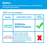 LCL B281H00 Black High Yield Toner Cartridge Replacement for Lexmark B