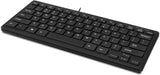 Adesso Natural Ergonomic AKB-111UB SlimTouch Mini Keyboard, Black
