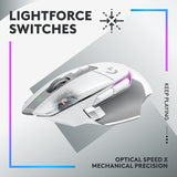 Souris de jeu sans fil Logitech G502 X Plus blanche