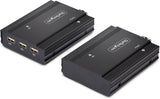 StarTech.com DisplayPort KVM Extender Over Fiber Optic, 4K 60Hz, Conso