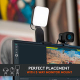 Logitech for Creators Litra Glow Premium LED Streaming Light with True