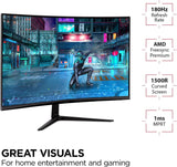 Écran de jeu ergonomique ViewSonic 34 POUCES 1 ms 165 Hz avec Freesync PREMIUM, résolution 3440 x 1440.