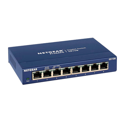 Netgear GS108 8-Port Gigabit Desktop Switch