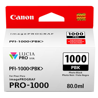 CanonInk Canon 0546C002 Lucia PRO PFI-1000 Photo Black Individual Ink
