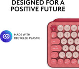 Logitech POP Keys Mechanical Wireless Keyboard with Customizable Emoji