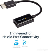 StarTech.com DisplayPort to HDMI Adapter - 4K 30Hz Active DisplayPort