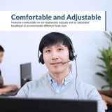 Casque stéréo Cyber Acoustics, prise stéréo 3,5 mm et adaptateur en Y pour séparer