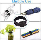 Nettbe 60 PCS 6 Inches Reusable Cable Ties, Adjustable Cord Straps, Wi