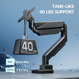 DESK MOUNT QUAD MONITOR ARM VESA 27 INCH