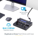 Duplicateur/cloneur/effaceur de clés USB autonomes 1 à 7 StarTech.com