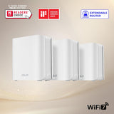 ASUS ZenWiFi BD4 Dual-Band WiFi 7 Mesh, 3600 Mbps, 6500 sq.ft. (3pk),