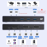 4PORT DISPLAYPORT KVM SWITCH 4K 60HZ TAA