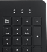 Clavier et souris sans fil - Adesso WKB-5300CB avec interrupteur à ciseaux
