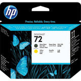 HP 72 (C9384A) Matte Black/ Yellow OEM Genuine Inkjet/Ink Printhead -