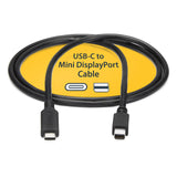 StarTech.com 6ft / 2m USB-C to Mini DisplayPort Cable - 4K 60Hz - Blac
