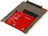 StarTech.com mSATA SSD to 2.5in SATA Adapter Converter - mSATA to SATA