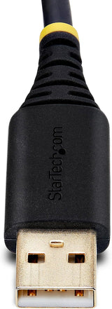 StarTech.com 2ft (60cm) 2-Port USB to Serial Adapter Cable, COM Retent