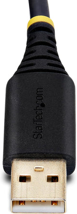 StarTech 3ft (1m) USB to Null Modem Serial Adapter Cable, COM Retentio