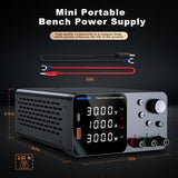 DC Power Supply, 30V 10A Bench Power Supply with Encoder Adjustment, 5