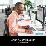 Logitech USB Headset H340, Stereo, USB Headset for Windows and Mac Bla