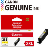 Cartouche d'encre authentique Canon CLI-281XXL Jaune CLI-281 XXL Jaune