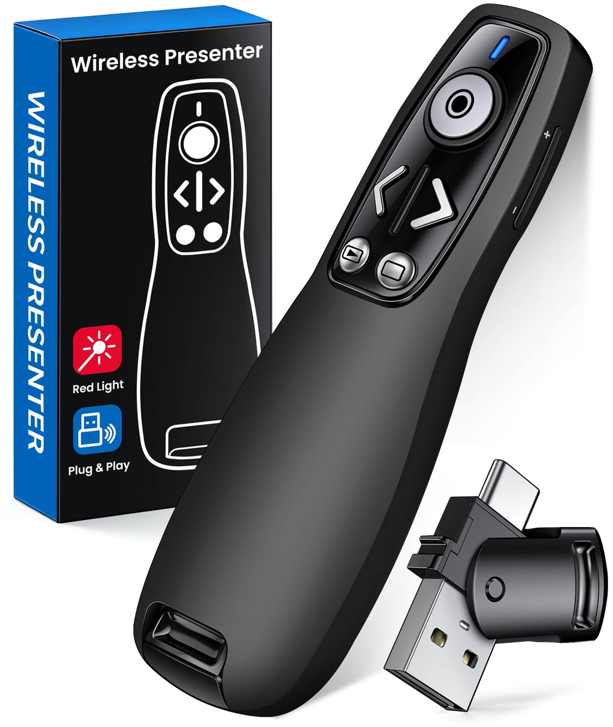 StarTech Wireless Presentation Remote with Green Laser Pointer 90FT