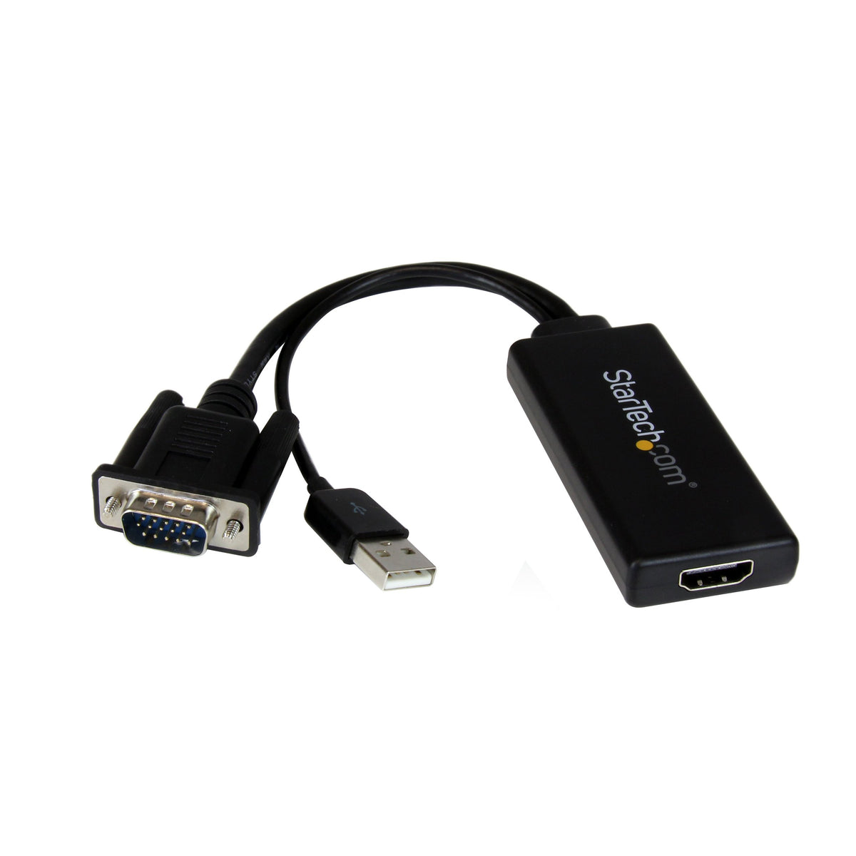 Startech VGA2HDU 15PIN VGA to 19PIN HDMI Adapter with USB Audio