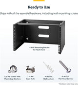 StarTech.com 6U Wall Mount Patch Panel Bracket - 13.75 inch Deep - 19