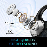 Adesso Xtream T4 Open-Ear Bluetooth 5.3 Wireless Earbuds with Touch Co