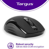 Targus Wireless - Optical Mouse w/Matte Surface- Black, AMW575TT USB D