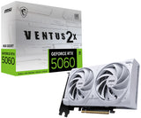 MSI Gaming RTX 5060 8G Ventus 2X OC White Graphics Card (8GB GDDR7,TBA