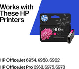 HP 902XL, Ink Cartridge, Magenta, Works with HP OfficeJet 6900 Seri