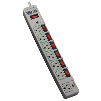 Eco Green Surge Protector Switched 7 Outlet Conserve Energy (TLP76MSG)