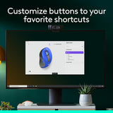 Logitech Signature M650L Blue Multi-Device Mouse
