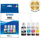 Epson T502 Dye Color Combo Ink Bottles