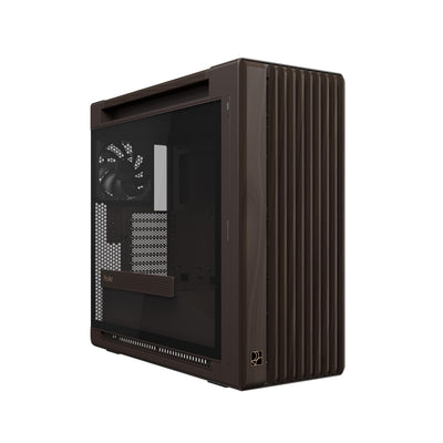ASUS ProArt PA602 Wood Edition Retro Brown E-ATX Mid-Tower Case with T